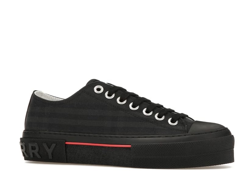 Burberry Vintage Check Canvas Low-Top Sneaker Dark Charcoal