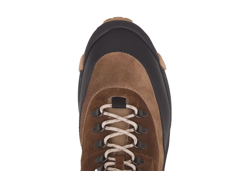 Burberry Tor Shearling Lined Black Brown
