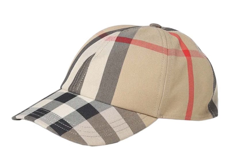Burberry Vintage Check Baseball Cap Beige Price in India | Culture
