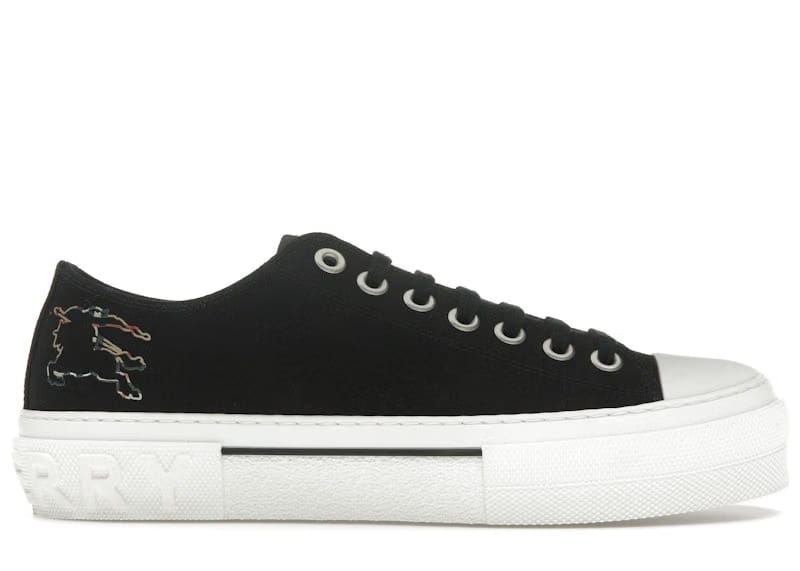 Burberry Jack Low Top Black Canvas