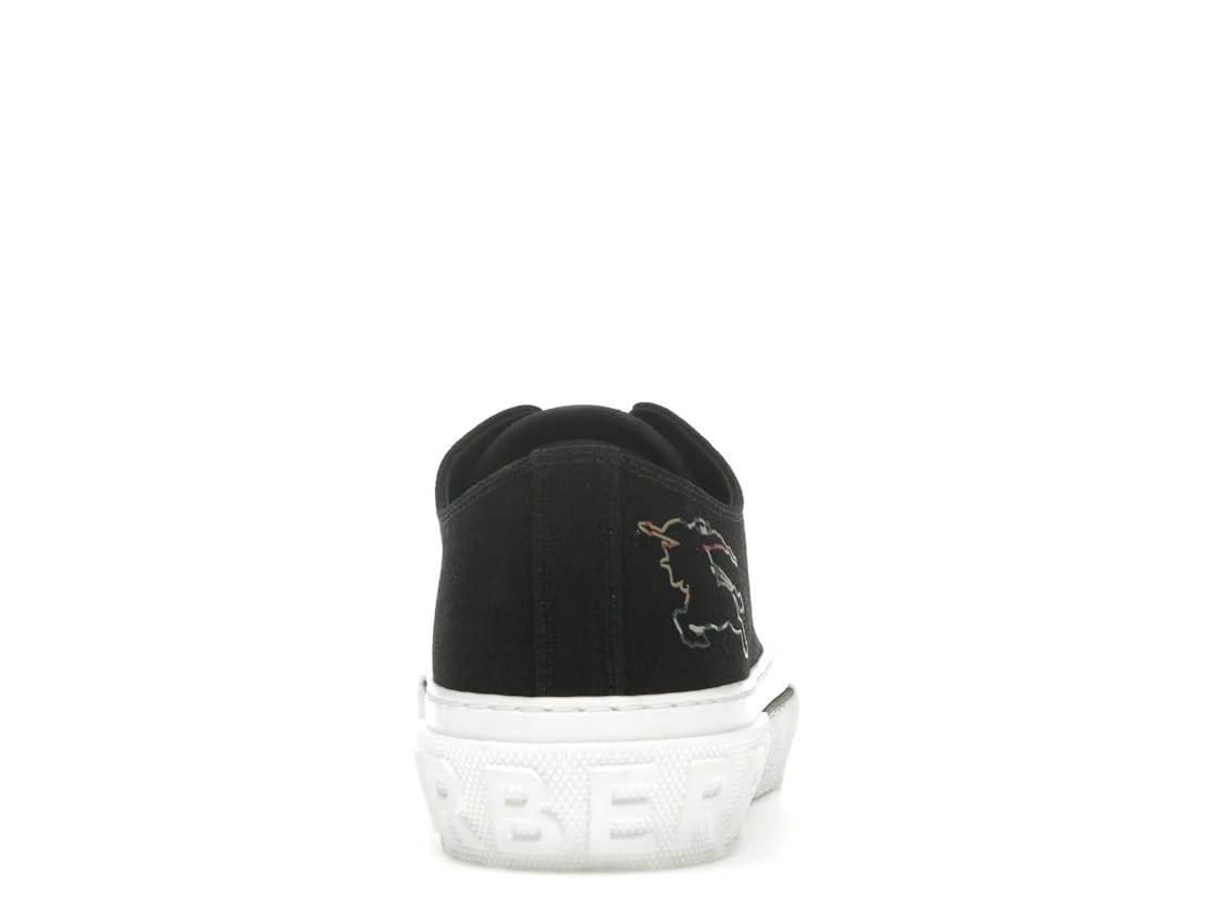 Burberry Jack Low Top Black Canvas