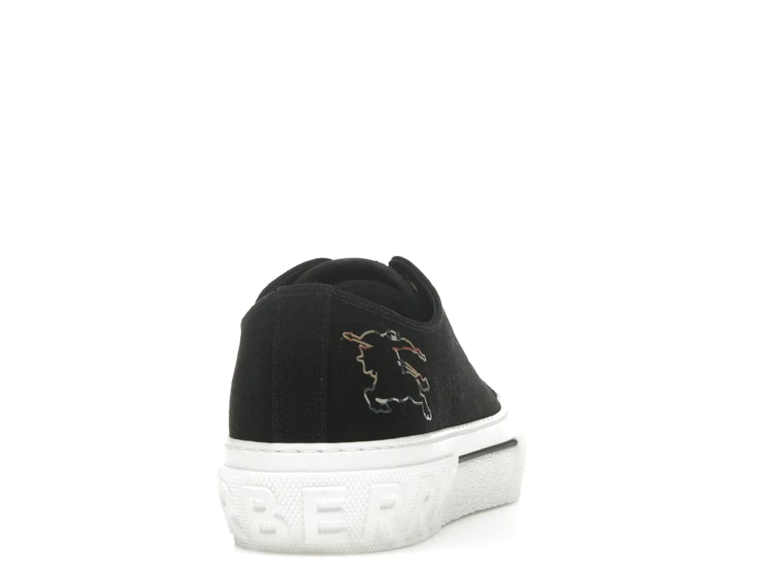 Burberry Jack Low Top Black Canvas