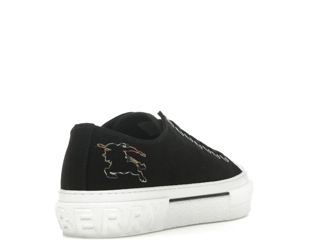 Burberry Jack Low Top Black Canvas