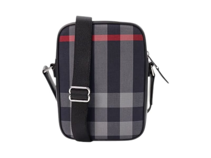 Burberry Paddy Check Messenger Navy/Grey
