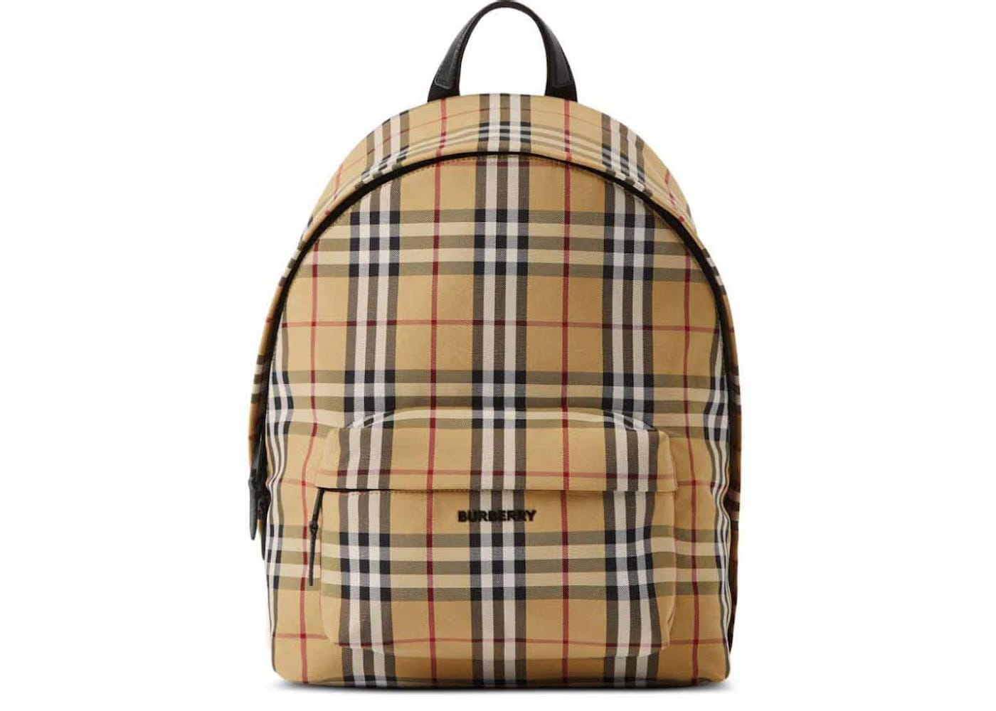 Burberry Vintage Check Nylon Backpack Archive Beige
