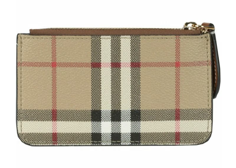 Burberry Kelbrook Check Coin Case Archive Beige