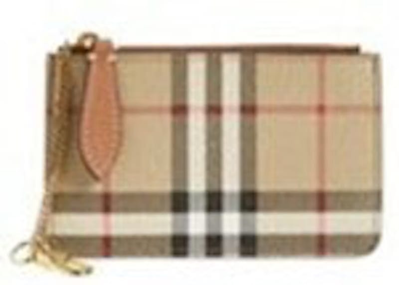 Burberry Kelbrook Check Coin Case Archive Beige