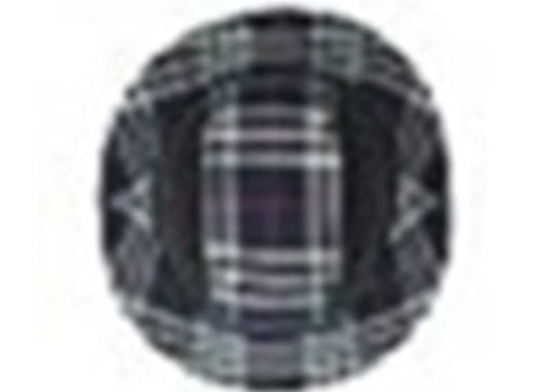 Burberry Check Print Bucket Hat Navy