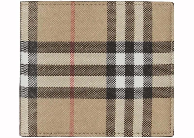 Burberry Vintage Check Bifold Wallet Beige/Black