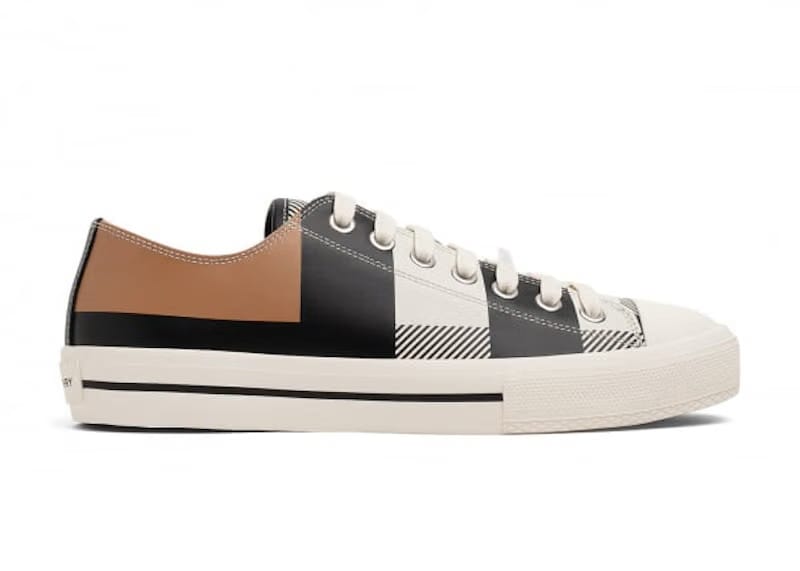 Burberry Larkhall Low Top Sneakers Camel Check