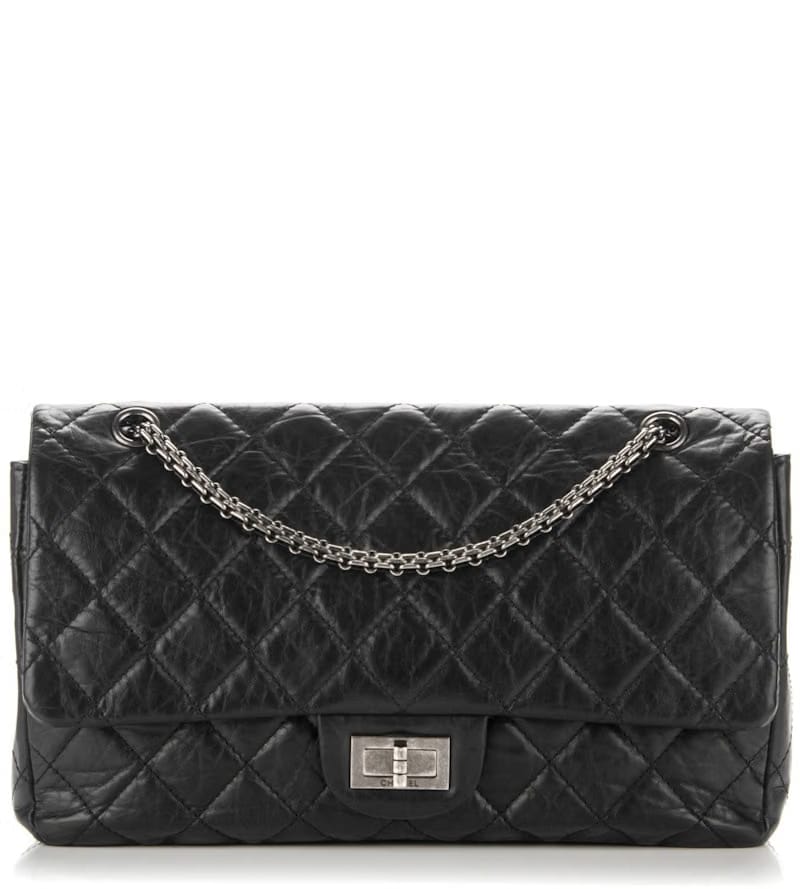 Chanel Reissue 2.55 Classic Double Flap Quilted 227 Black