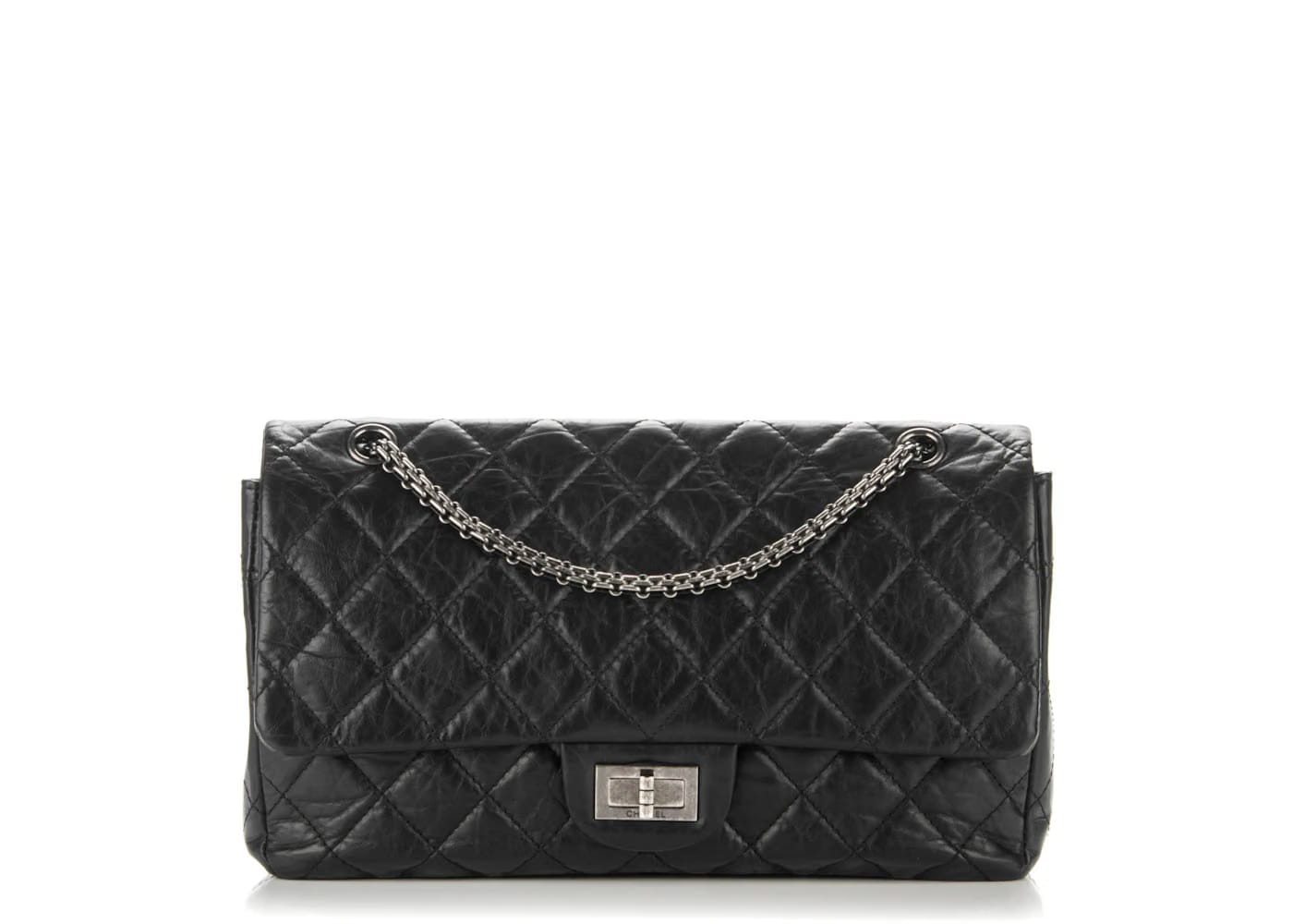 Chanel Reissue 2.55 Classic Double Flap Quilted 227 Black