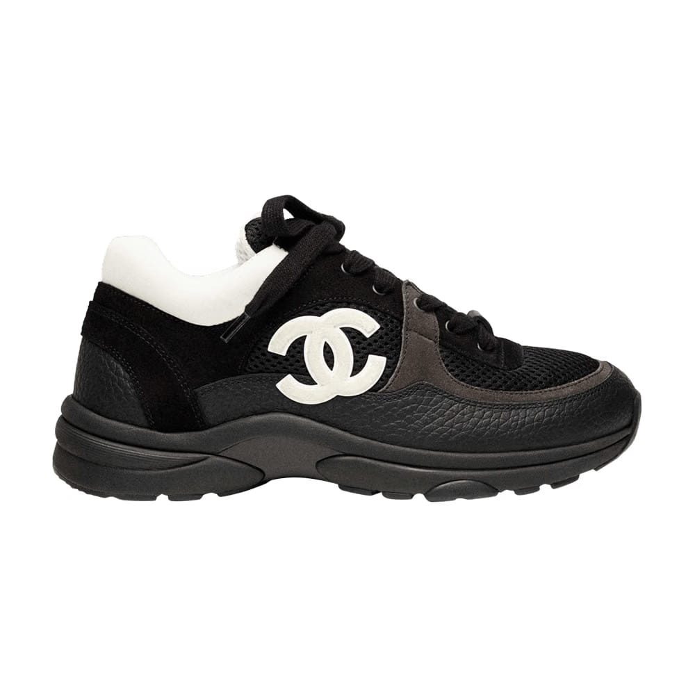 Chanel Low Top Trainer Black White