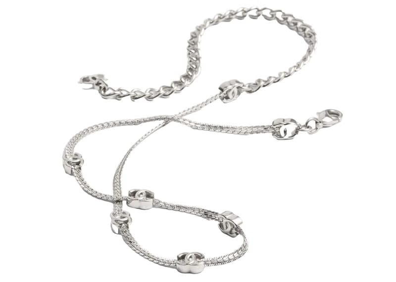Chanel Metal Choker Silver (ABE255 B18058 NZS81)