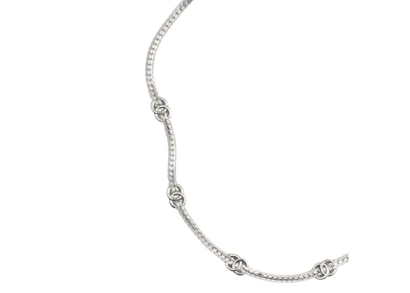 Chanel Metal Choker Silver (ABE255 B18058 NZS81)