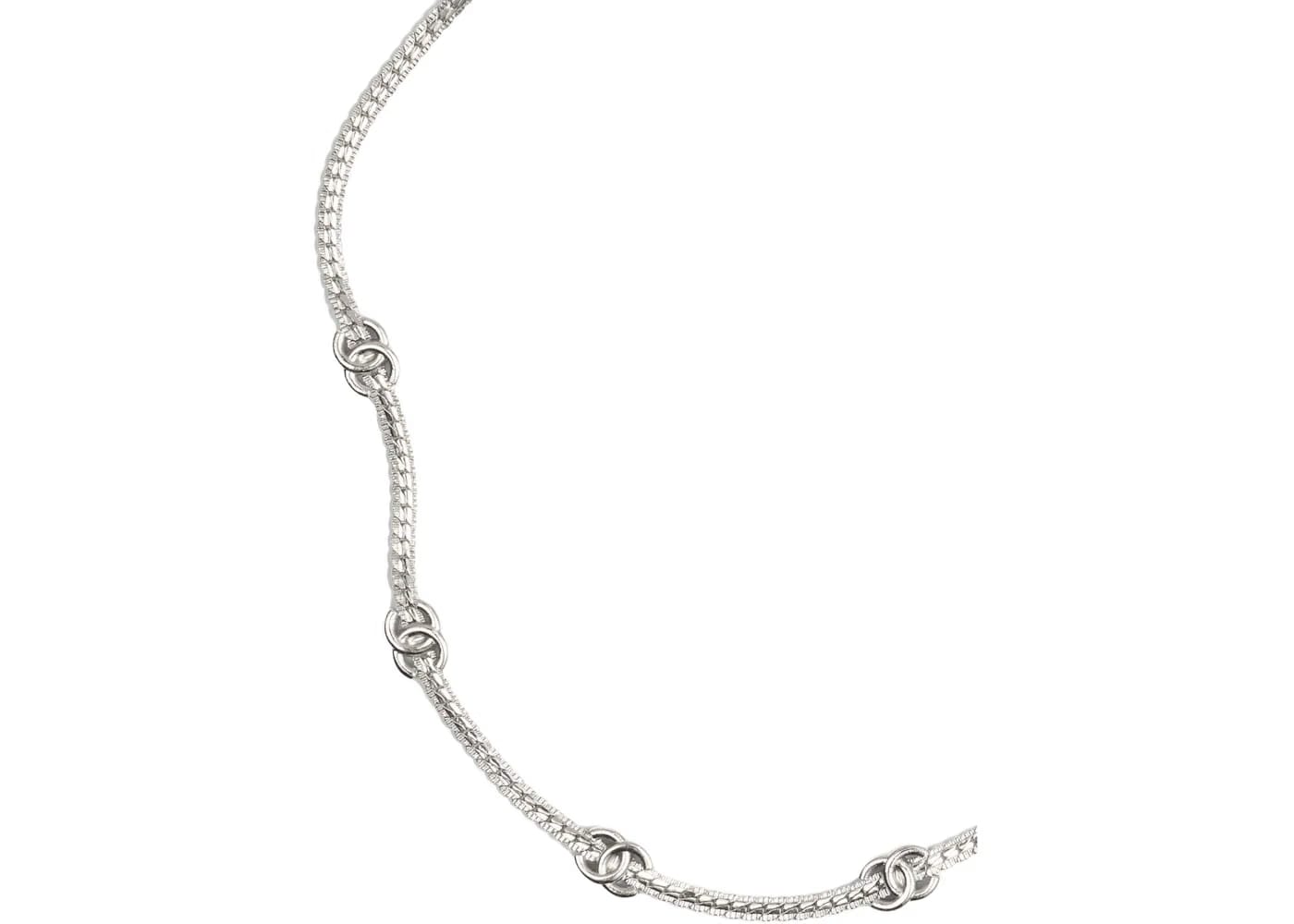 Chanel Metal Choker Silver (ABE255 B18058 NZS81)