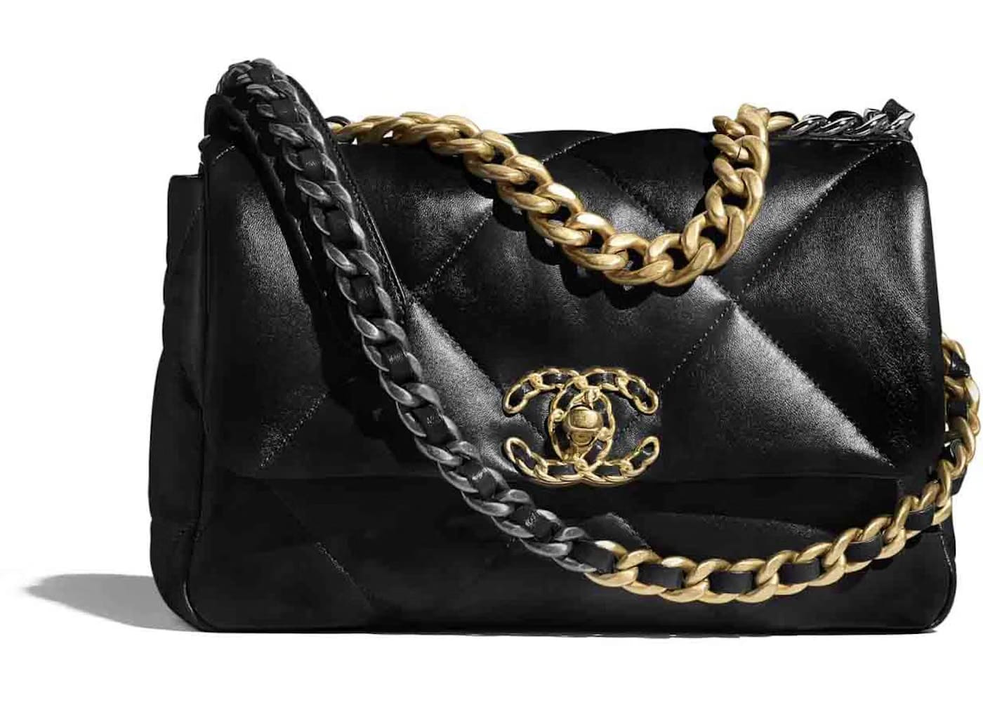 Chanel 19 Handbag Black Lambskin
