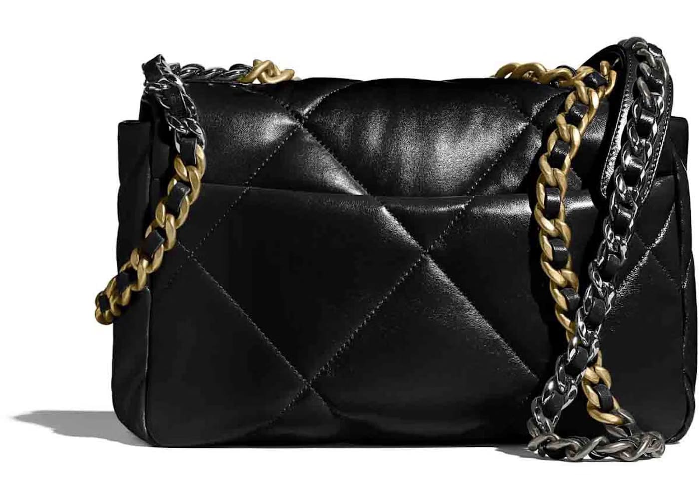 Chanel 19 Handbag Black Lambskin