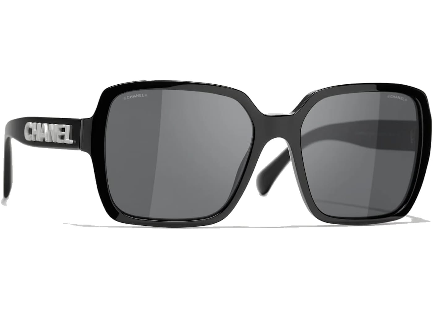 Chanel Square Sunglasses Black/Grey (5408 1026/S4)