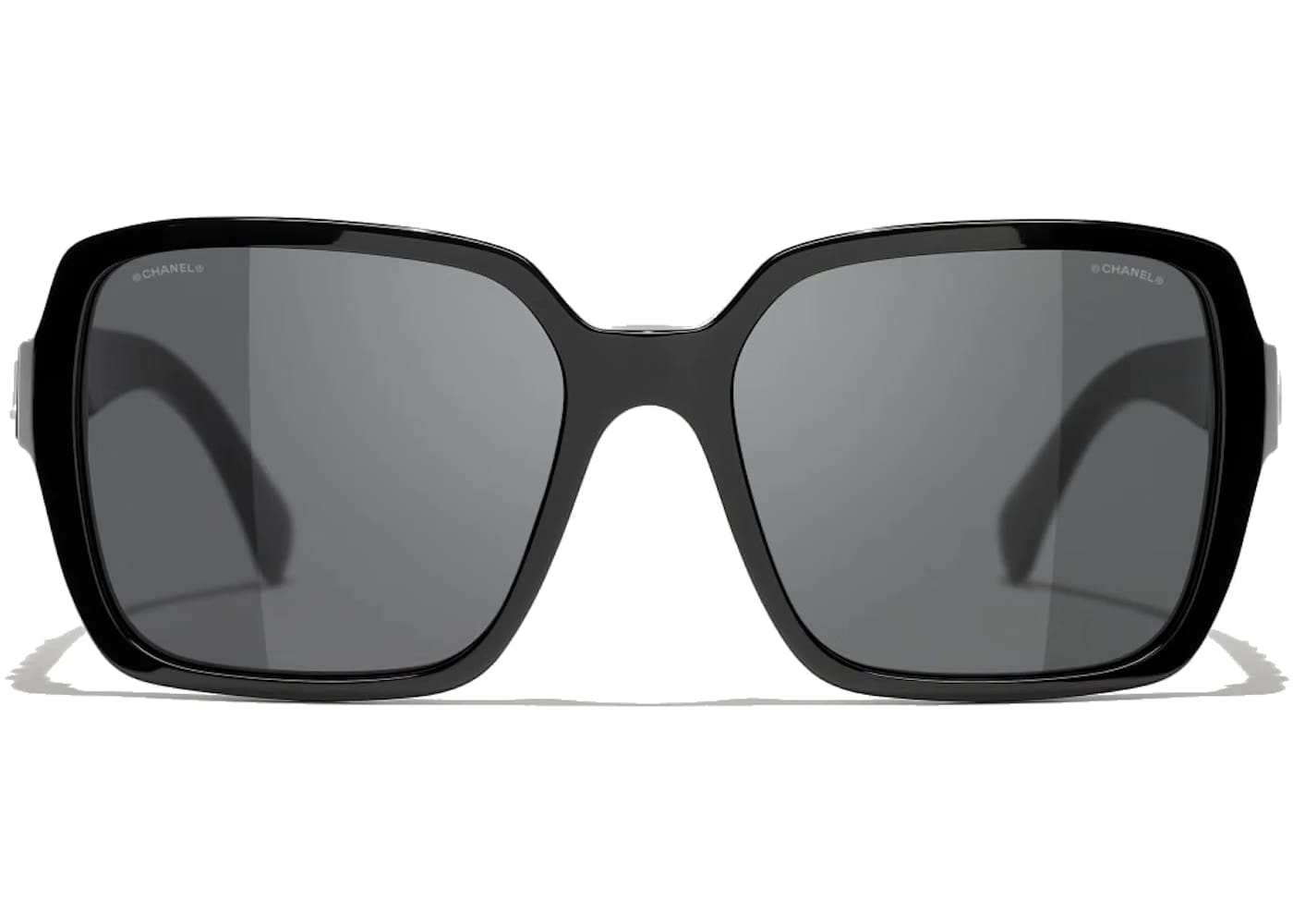 Chanel Square Sunglasses Black/Grey (5408 1026/S4)