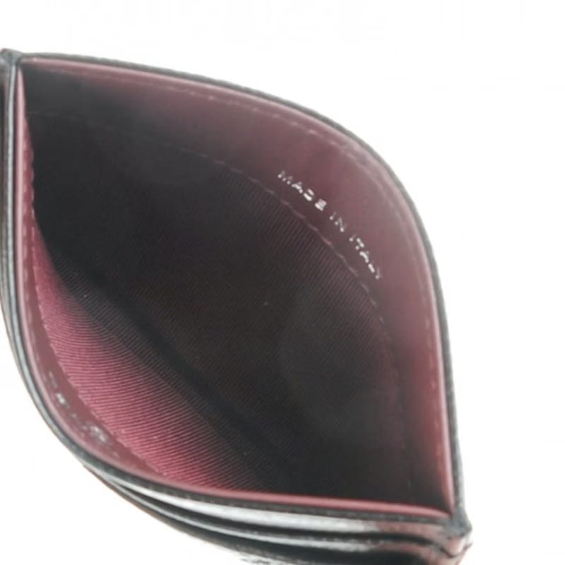 Chanel Card Holder Quilted Caviar Silver-tone Black