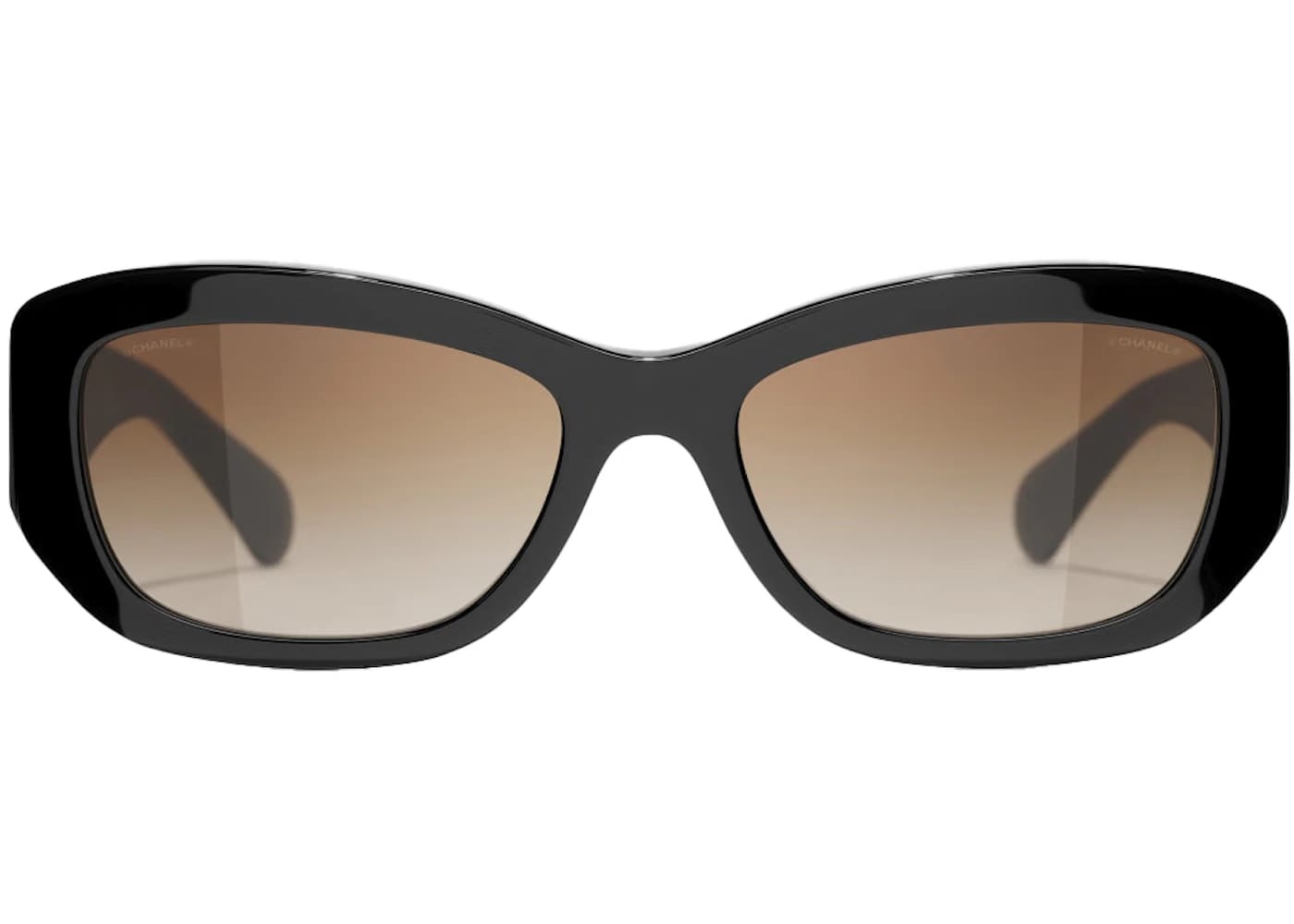 Chanel Rectangle Sunglasses Black (5493 c622/S5)