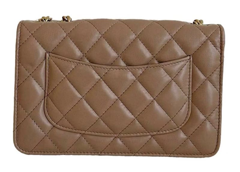 Chanel Adjustable Strap WOC Beige (AP3043)