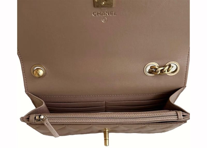 Chanel Adjustable Strap WOC Beige (AP3043)
