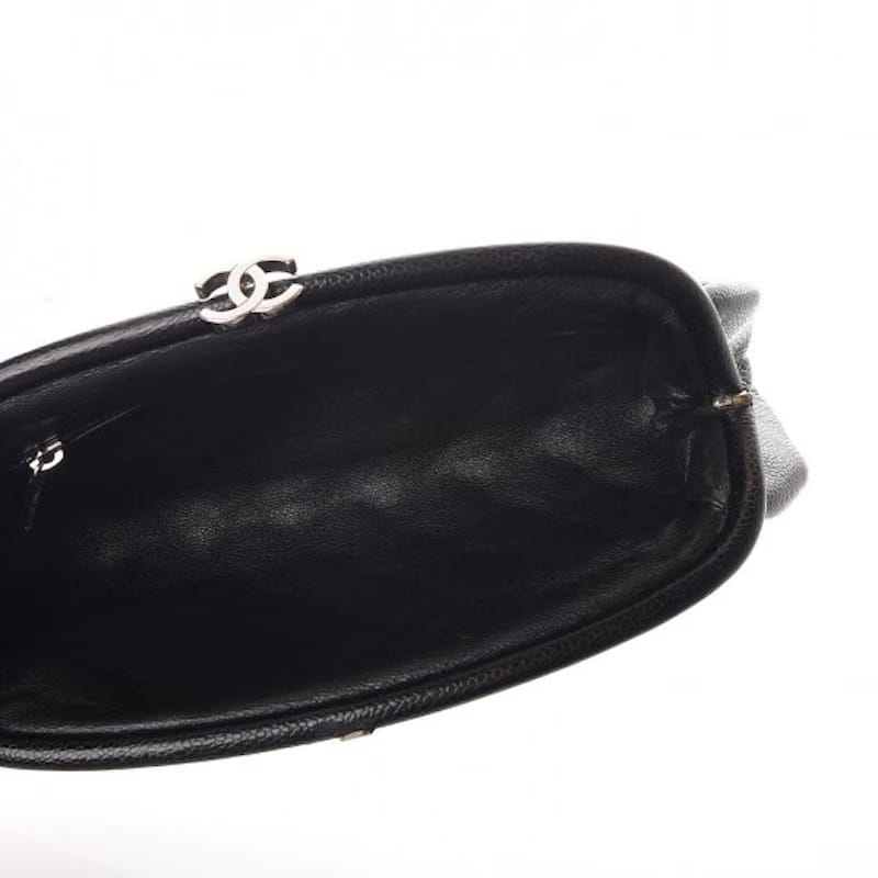 Chanel Timeless Clutch Quilted Diamond Black