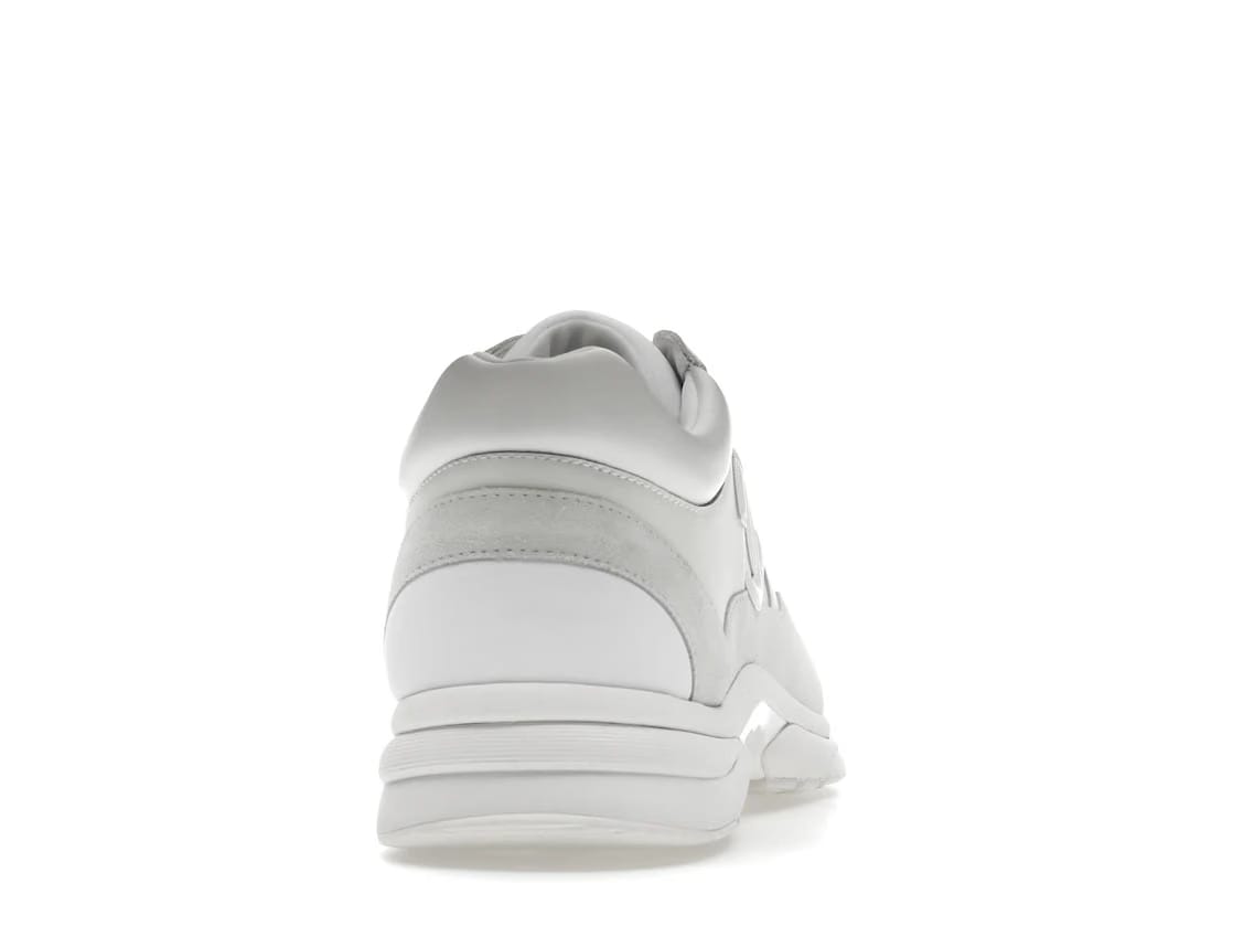 Chanel CC White Suede