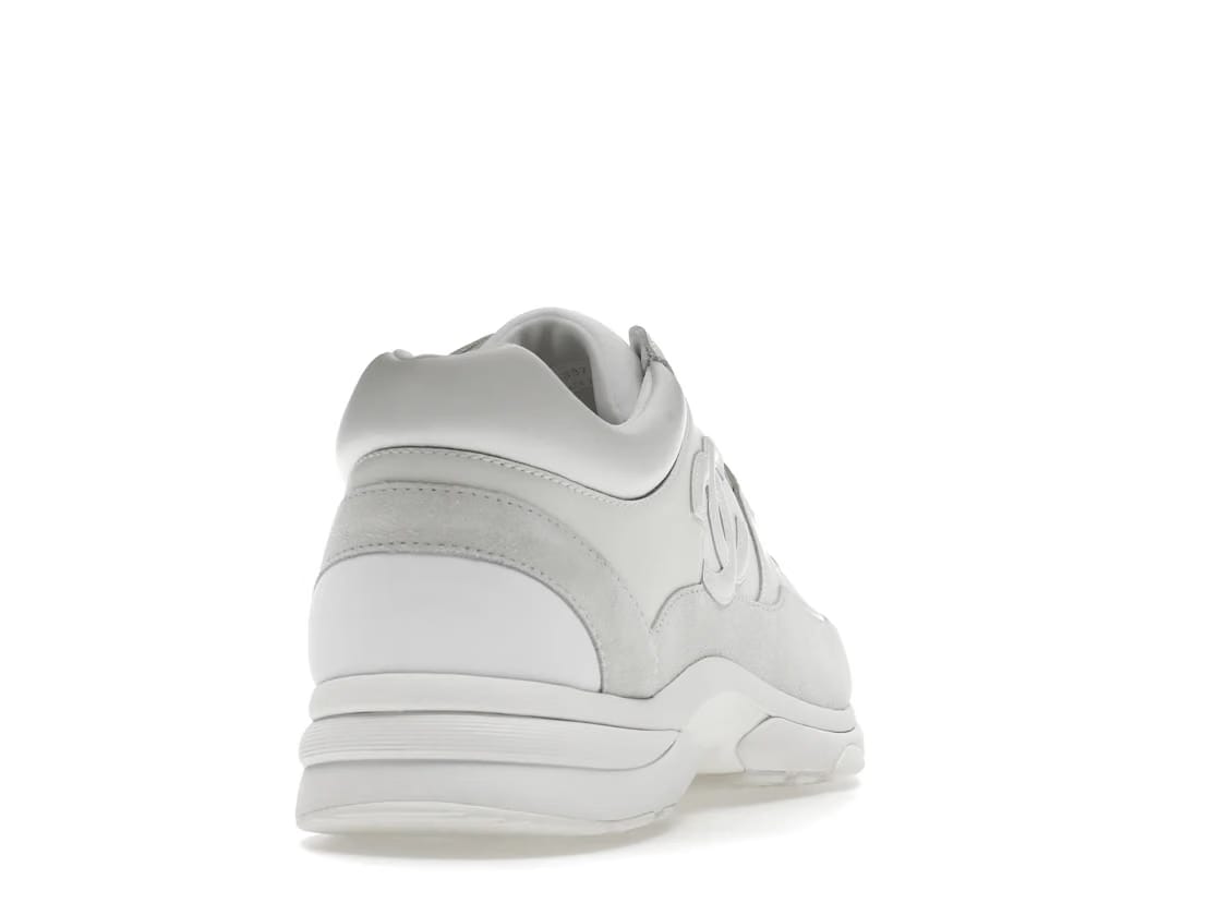 Chanel CC White Suede