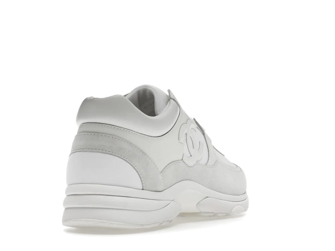 Chanel CC White Suede