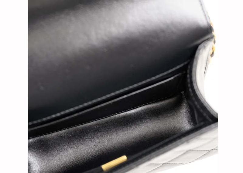 Chanel Mini Size 24C Flap Bag with Adjustable Strap Black (AS2615)