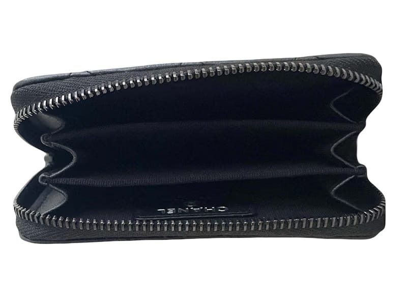 Chanel Classic Zipped Coin Purse Black (AP0216)