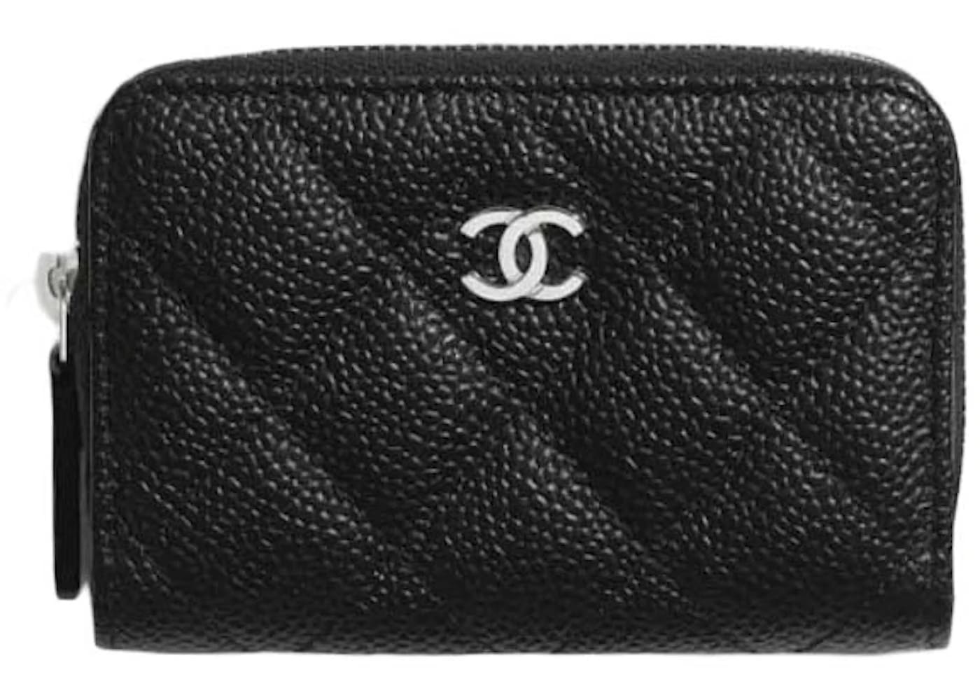 Chanel Classic Zipped Coin Purse Black (AP0216)