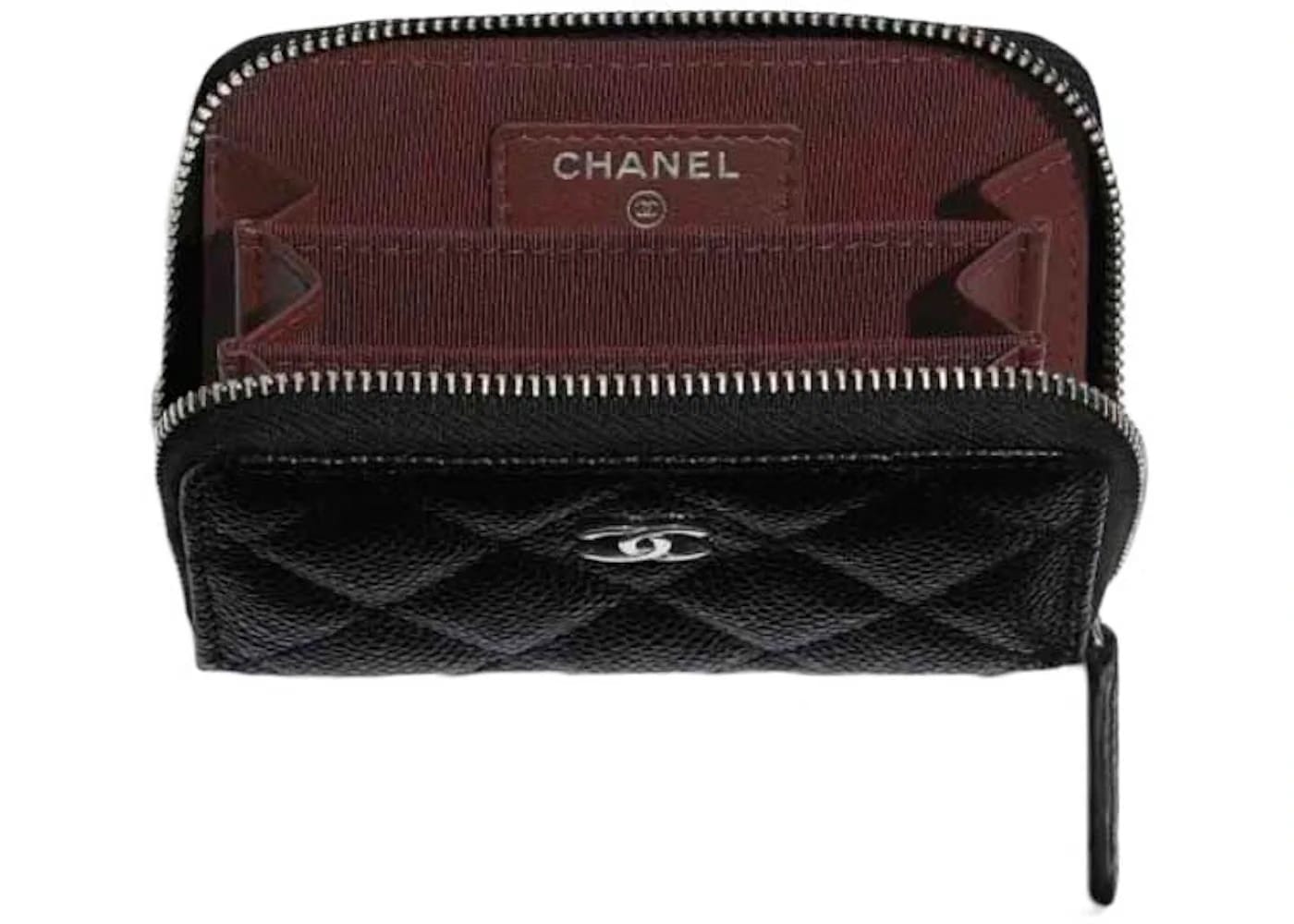 Chanel Classic Zipped Coin Purse Black (AP0216)