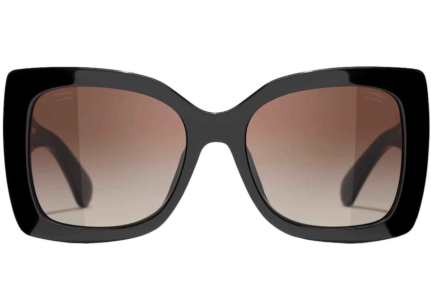 Chanel Polarized Square Sunglasses Black (5494 c.622/S9)