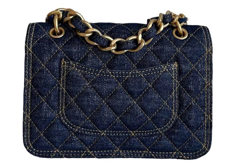 Chanel Small Denim Messenger Blue (AS4051)