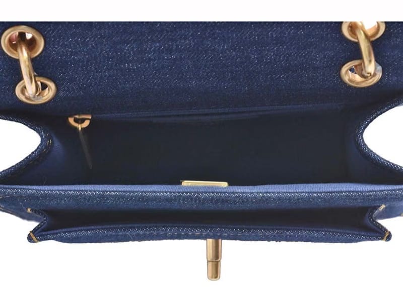 Chanel Small Denim Messenger Blue (AS4051)