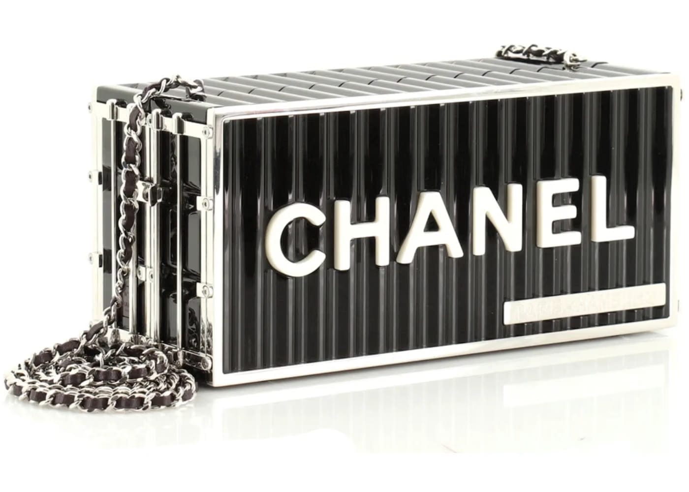 Chanel Shipping Container Minaudiere Black