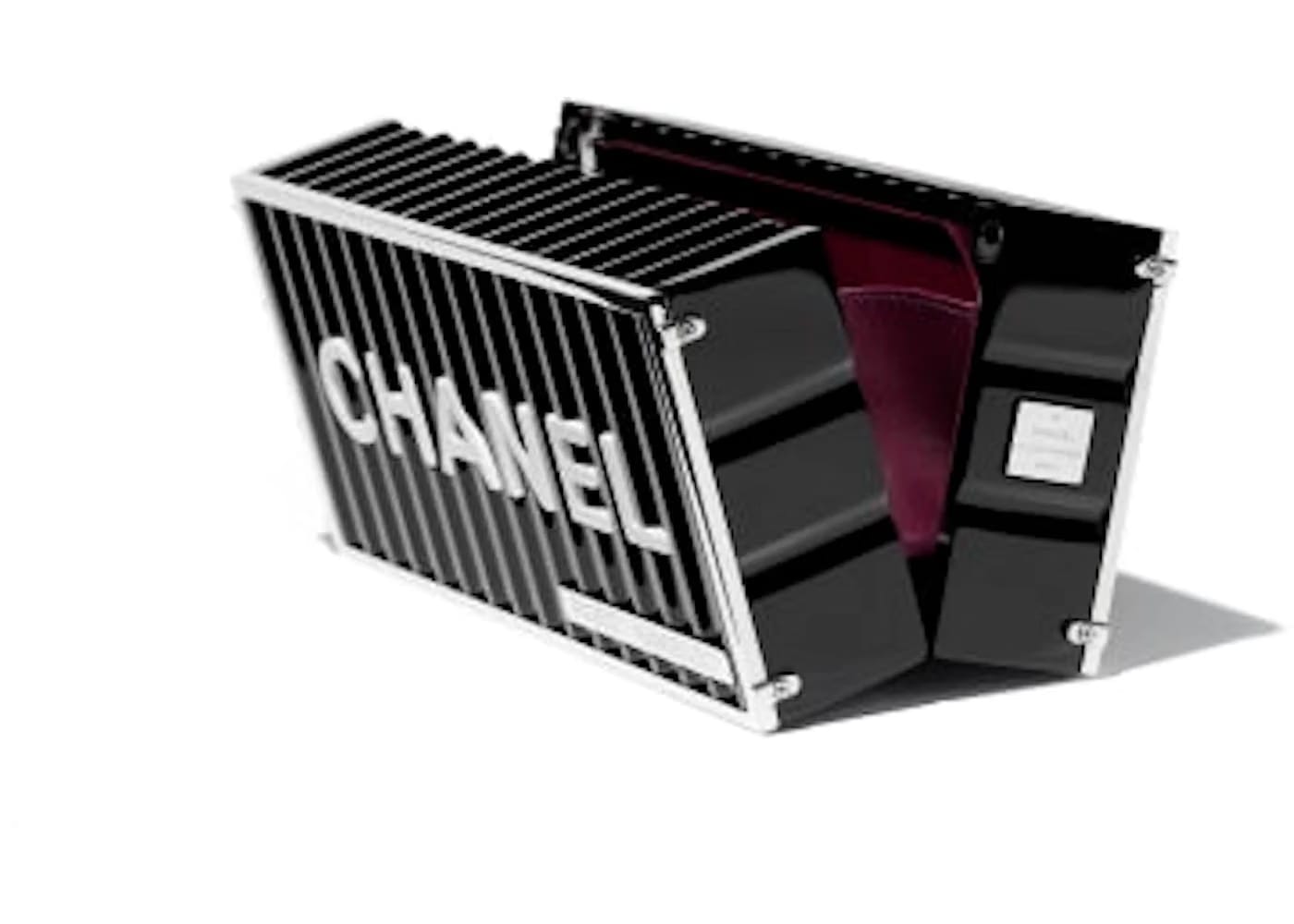 Chanel Shipping Container Minaudiere Black