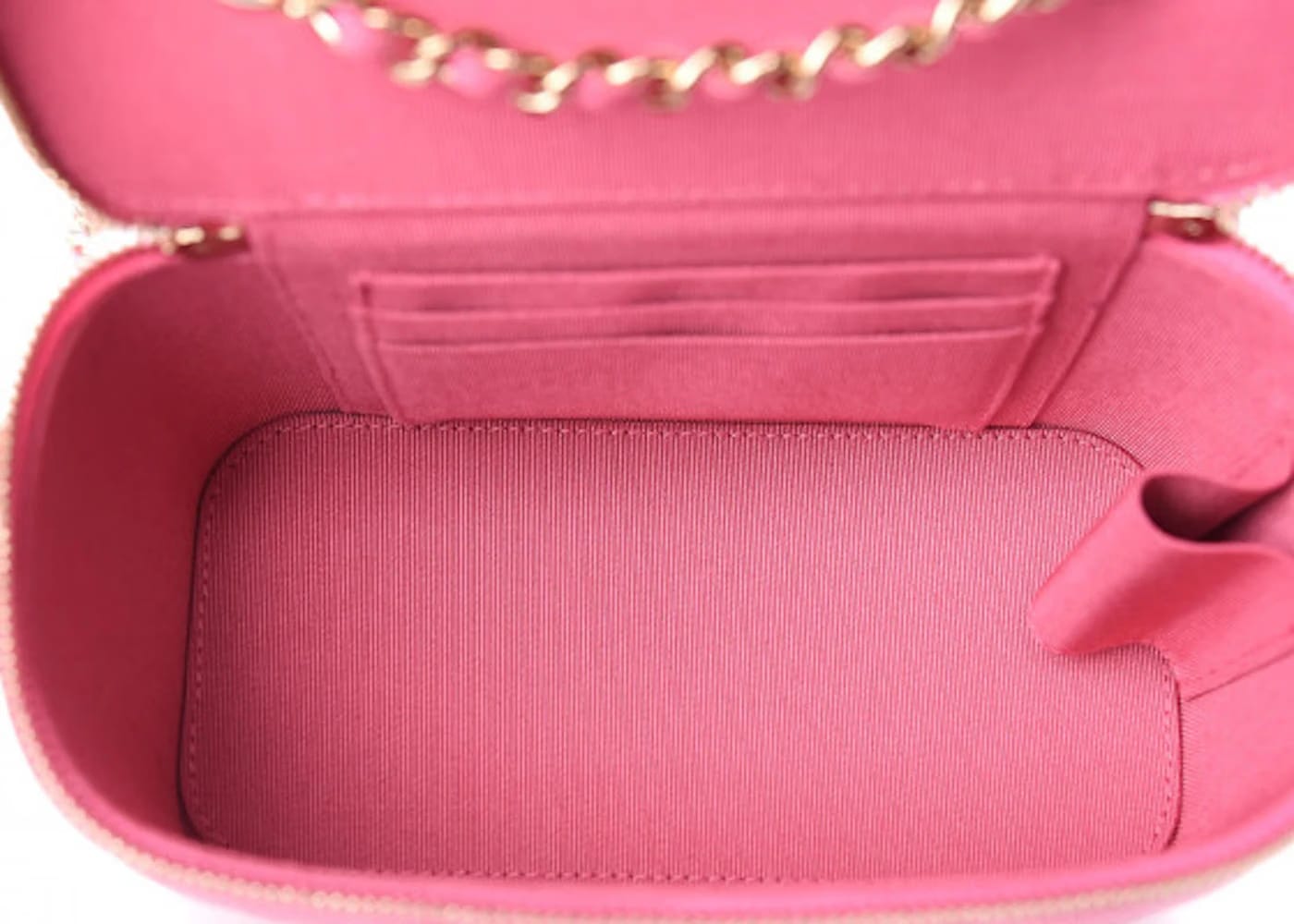 Chanel Vanity Crossbody Caviar Small Pink