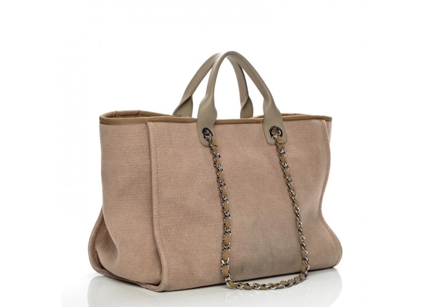 Chanel Deauville Tote Large Ecru