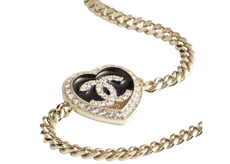 Chanel Choker Gold/Black/Dark Gold/Crystal (ABB649 B14145 NR576)