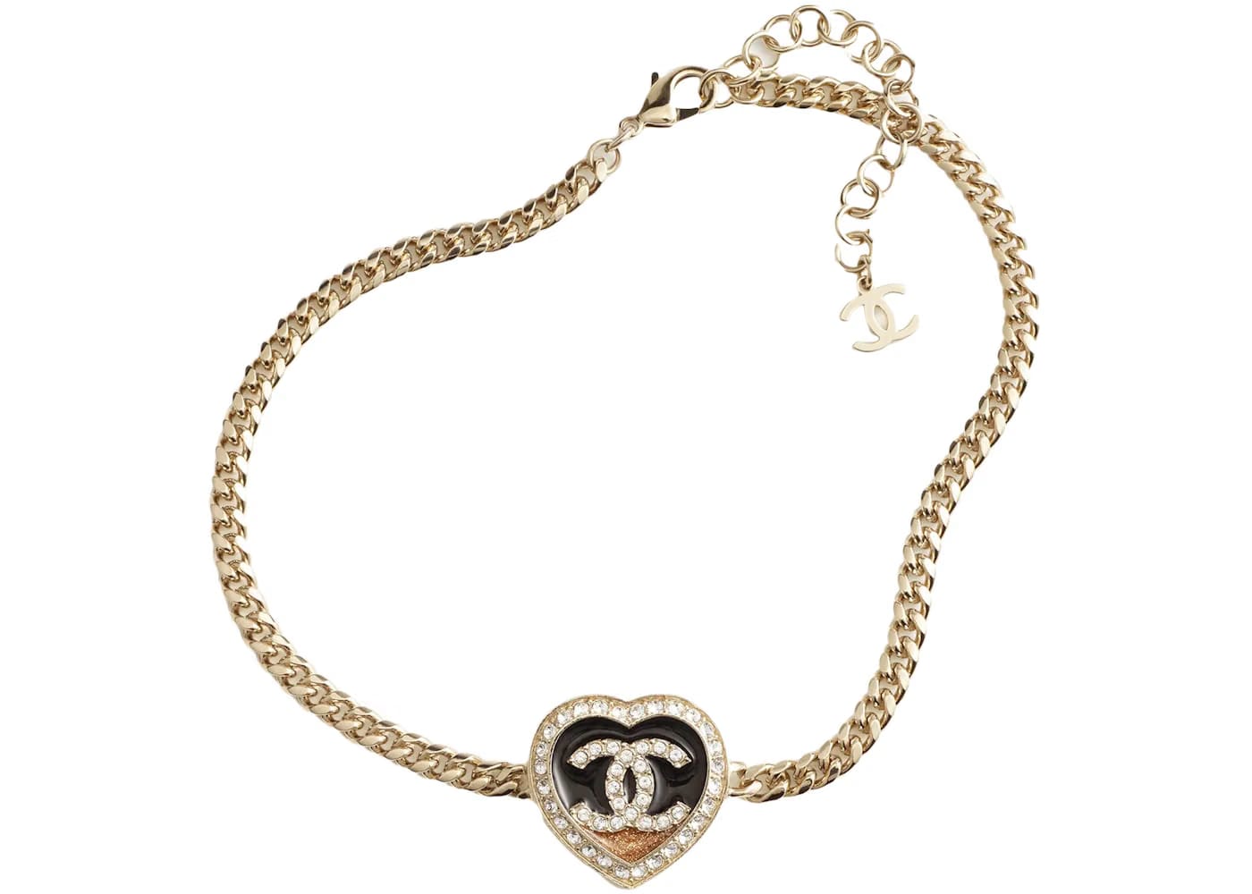 Chanel Choker Gold/Black/Dark Gold/Crystal (ABB649 B14145 NR576)