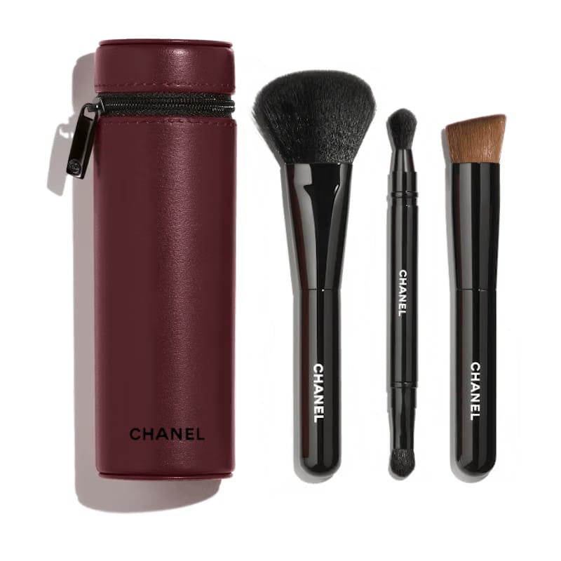 Chanel Codes Couleur Limited-Edition Collection of 3 Essential Brushes 155 - ROUGE NOIR