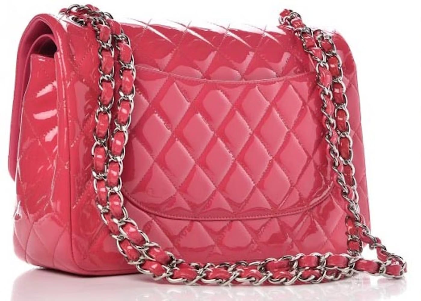 Chanel Classic Double Flap Quilted Jumbo Rose Pink