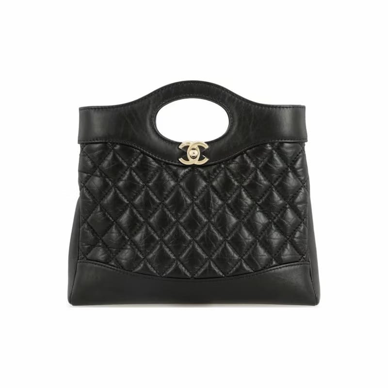 Chanel 24S Mini 31 Bag Black/Glod