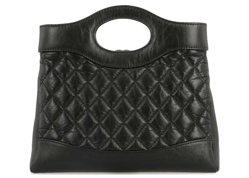 Chanel 24S Mini 31 Bag Black/Glod