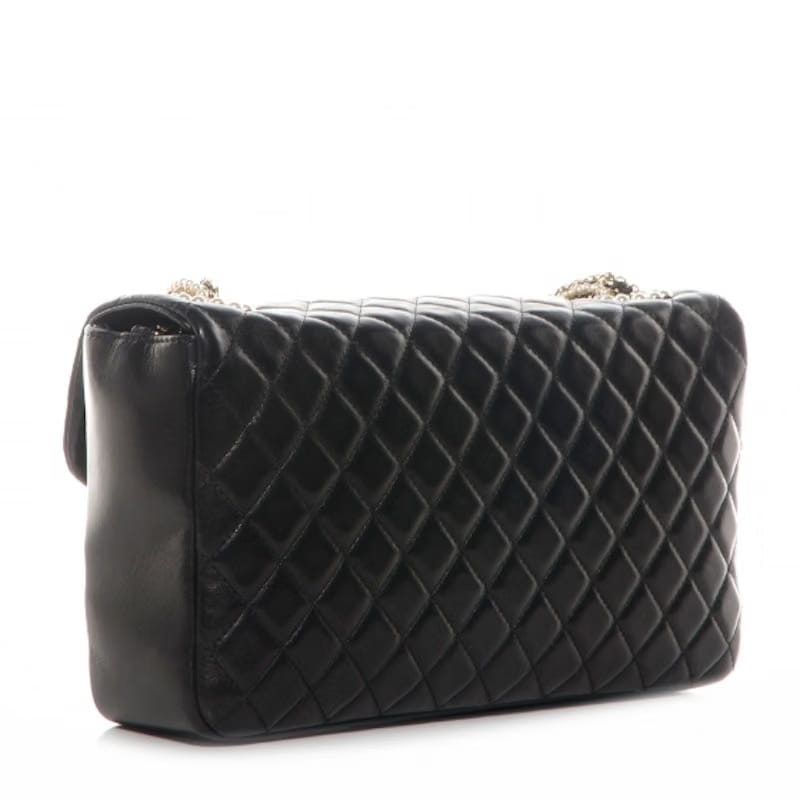 Chanel Flap Westminister Pearl Quilted Medium Black